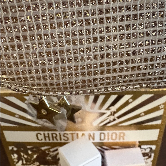 Dior Gold Gorgeous Cosmetic & Accessories Bag with Golden Star Zippers & extra!! - Picture 5 of 10